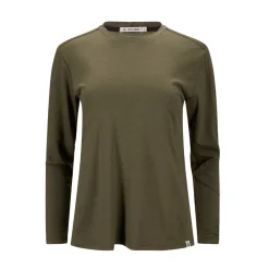 New LightWool 180 Crewneck trøje, dame (Tarmac) Dame Overdele·T-Shirts & Toppe