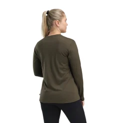 New LightWool 180 Crewneck trøje, dame (Tarmac) Dame Overdele·T-Shirts & Toppe