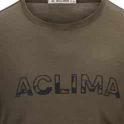 Online LightWool 140 Logo T-shirt, herre (Tarmac) Overdele·T-Shirts