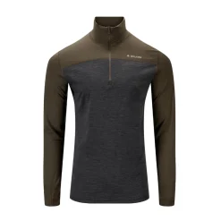 Discount LightWool 180 Polo w/zip, herre (Tarmac Marengo) Overdele·T-Shirts
