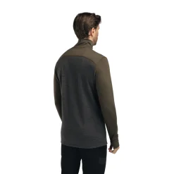 Discount LightWool 180 Polo w/zip, herre (Tarmac Marengo) Overdele·T-Shirts