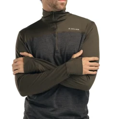 Discount LightWool 180 Polo w/zip, herre (Tarmac Marengo) Overdele·T-Shirts