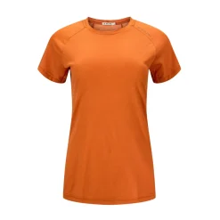 New LightWool 140 Trail Tee, dame (ApricotOrange) Dame Undertøj·Uldundertøj|Overdele·T-Shirts & Toppe