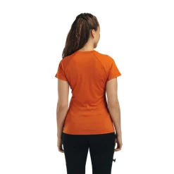 New LightWool 140 Trail Tee, dame (ApricotOrange) Dame Undertøj·Uldundertøj|Overdele·T-Shirts & Toppe