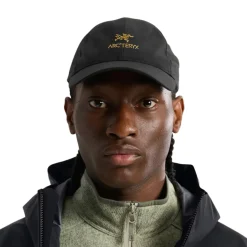 New Arc'teryx Bird Word Cap (24K Black) Dame Kasketter & Hatte|Kasketter & Hatte