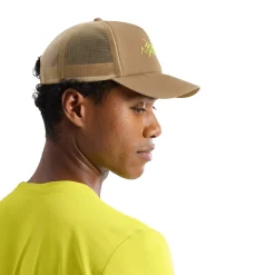 Discount Arc'teryx Bird Word Trucker Curved Hat (Canvas Euphoria) Kasketter & Hatte