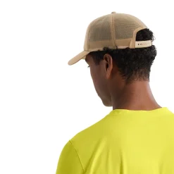 Discount Arc'teryx Bird Word Trucker Curved Hat (Canvas Euphoria) Kasketter & Hatte