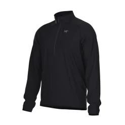 Outlet Arc'teryx Delta 1/2 Zip Neck, herre (Black) Overdele·Striktrøjer & Sweaters