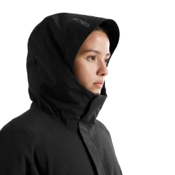 Discount Arc'teryx Patera Parka, dame (Black) Dame Regntøj|Jakker·Parka