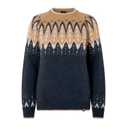 New Isefjord Sweater, dame (Navy Sand) Dame Overdele·Striktrøjer & Sweaters