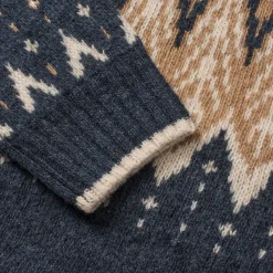 New Isefjord Sweater, dame (Navy Sand) Dame Overdele·Striktrøjer & Sweaters