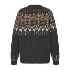 Discount Isefjord Sweater, dame (Black Sand) Dame Overdele·Striktrøjer & Sweaters