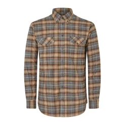 Outlet Rubjerg LS skjorte, herre (Sand) Overdele·Skjorter|Overdele·Skovmandsskjorter