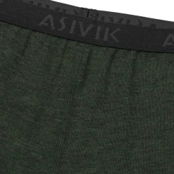 Outlet Wool Pant, junior (Pine) Børn Skitøj ›|Uldundertøj