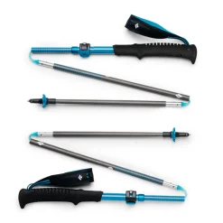 Best Distance Carbon FLZ vandrestave 125 - 140 cm (Desert Sky) Vandrestave