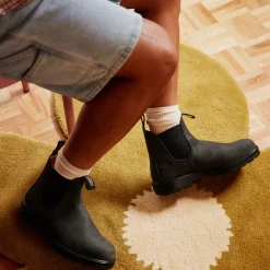 Discount 587 Classics Chelsea Boot (Rustic Black) Dame Hverdagssko|Hverdagssko