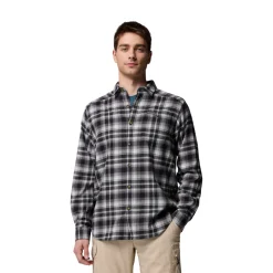 Clearance Cornell Woods Flannel LS, herre (BlackTartan) Overdele·Skovmandsskjorter