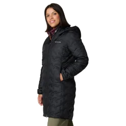 Discount Delta Ridge II Long Down dunfrakke, dame (Black) Dame Jakker·Overgangsjakke|Jakker·Dun- & Fiberjakker