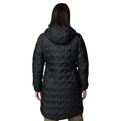 Discount Delta Ridge II Long Down dunfrakke, dame (Black) Dame Jakker·Overgangsjakke|Jakker·Dun- & Fiberjakker
