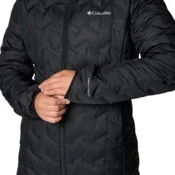 Discount Delta Ridge II Long Down dunfrakke, dame (Black) Dame Jakker·Overgangsjakke|Jakker·Dun- & Fiberjakker