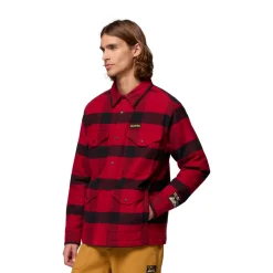 New High Cascades Shirt Jacket, herre (Red Dahlia) Overdele·Skjorter|Overdele·Skovmandsskjorter