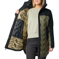 Online Mountain Croo III Mid Down dunjakke, dame (Stone Green Black) Dame Jakker·Overgangsjakke|Jakker·Dun- & Fiberjakker