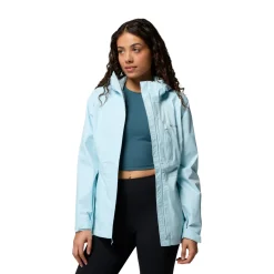Clearance Pouring Adventure regnjakke, dame (Marine Light) Dame Regntøj|Jakker·Regnjakker