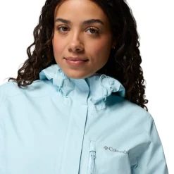 Clearance Pouring Adventure regnjakke, dame (Marine Light) Dame Regntøj|Jakker·Regnjakker