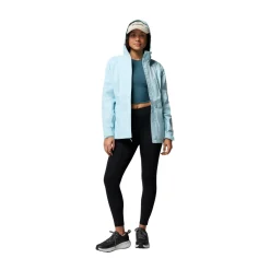 Clearance Pouring Adventure regnjakke, dame (Marine Light) Dame Regntøj|Jakker·Regnjakker