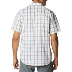 Clearance Silver Ridge Lite Plaid skjorte SS, herre Overdele·Skjorter