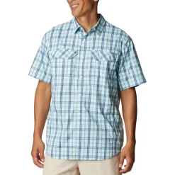Clearance Silver Ridge Lite Plaid skjorte SS, herre Overdele·Skjorter