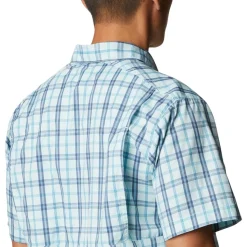 Clearance Silver Ridge Lite Plaid skjorte SS, herre Overdele·Skjorter