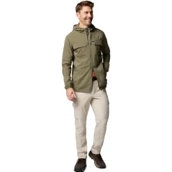 New Skien Valley Hooded LS Sommer- og myggejakke, herre (Stone Green) Overdele·T-Shirts|Jakker·Overgangsjakke
