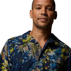 Online Tech Trail Utility Printed Shirt, herre (Mountain Blue) Overdele·Skjorter