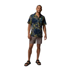 Online Tech Trail Utility Printed Shirt, herre (Mountain Blue) Overdele·Skjorter