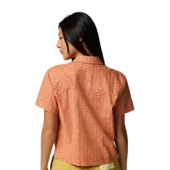 Hot Afuera Button Up Shirt, dame (Shimmer Cantaloupe) Dame Overdele·Skjorter