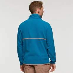 Amado Fleece Pullover, herre (Lake) Overdele·Fleecetrøjer