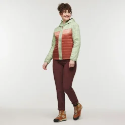 Capa Insulated Hooded jakke, dame (Green Tea) Dame Jakker·Overgangsjakke|Jakker·Vindjakke