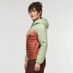 Capa Insulated Hooded jakke, dame (Green Tea) Dame Jakker·Overgangsjakke|Jakker·Vindjakke