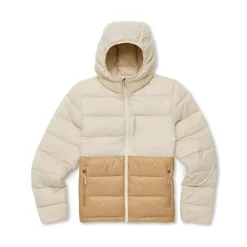 New Fuego Max Down Hooded Dunjakke, dame (Cream and Khaki) Dame Jakker·Dun- & Fiberjakker