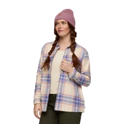 Quedo Flannel Skjorte, dame (Cream) Dame Overdele·Skovmandsskjorter|Overdele·Skjorter
