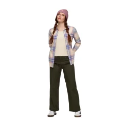 Quedo Flannel Skjorte, dame (Cream) Dame Overdele·Skovmandsskjorter|Overdele·Skjorter
