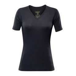 New Breeze Merino 150 T-shirt V-neck, dame (Black) Dame Taktisk Beklædning Damer|Undertøj·Uldundertøj
