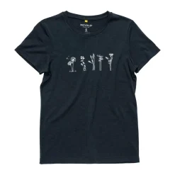 Discount Classic Merino 150 Flowers T-shirt, dame (Ink) Dame Overdele·T-Shirts & Toppe