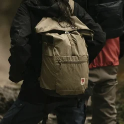 Hot Fjällräven High Coast Foldsack 24 L rygsæk (Clay) Hverdagsrygsække