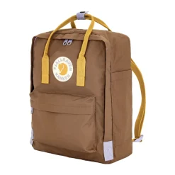 Clearance Fjällräven Kånken Koncept rygsæk 16 L (Khaki Dust Kantarell) Skoletasker|Rejse & Weekend