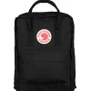 Discount Fjällräven Kånken rygsæk 16 L (Black) Skoletasker|Hverdagsrygsække