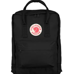 Discount Fjällräven Kånken rygsæk 16 L (Black) Skoletasker|Hverdagsrygsække