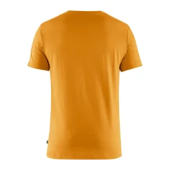 Clearance Fjällräven Logo T-shirt, herre (Ochre) Overdele·T-Shirts