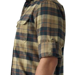 Online Fjällräven Singi Heavy Flannel Skjorte, herre (Dark Sand) Overdele·Skovmandsskjorter